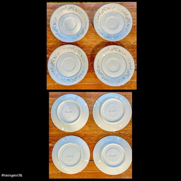 ▪️VTG▪️7 Piece Setting FORGET-ME-NOT Tea Cups & Saucers Japanese Fine China - Picture 6 of 14